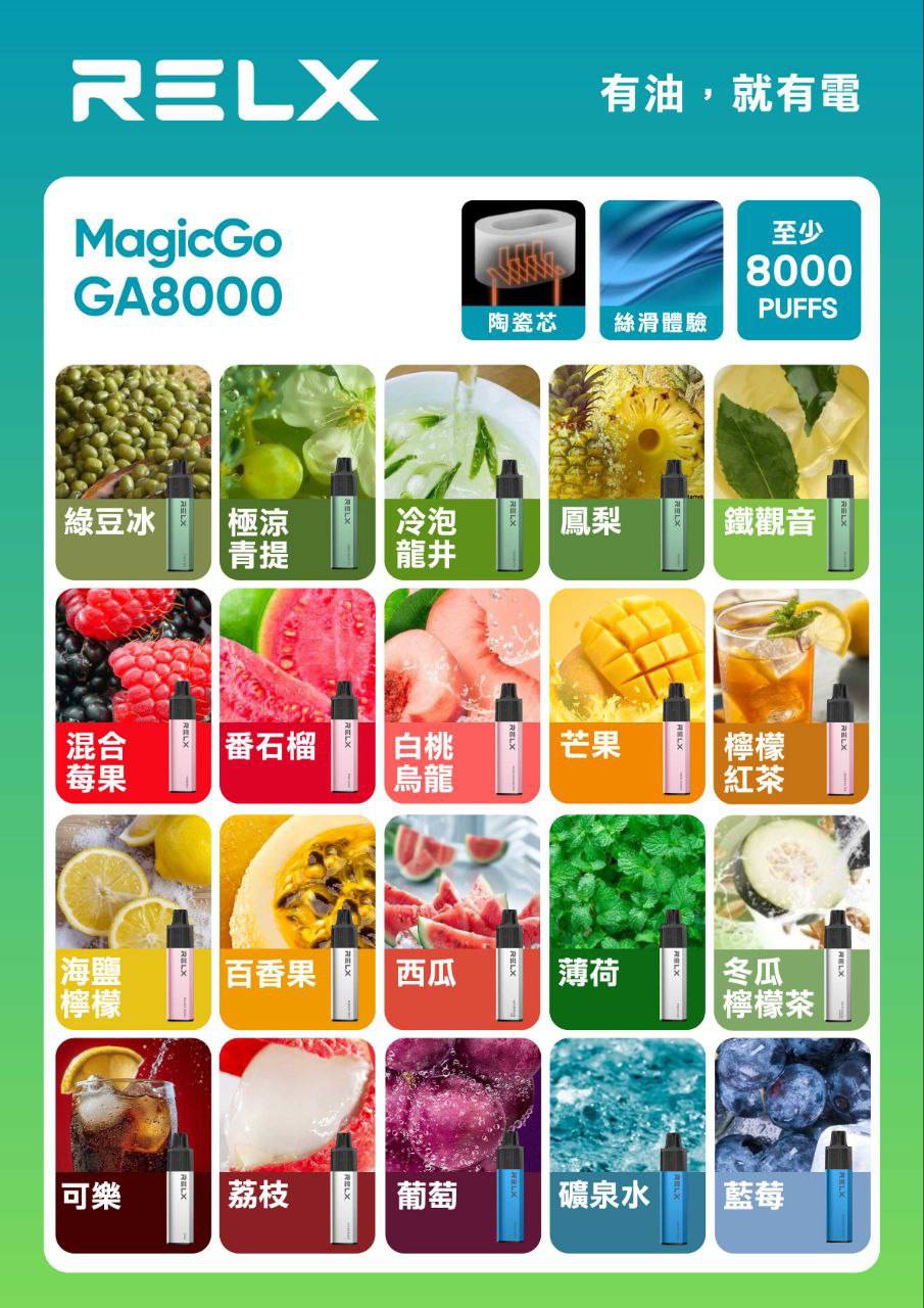 RELX 悅刻 拋棄式8000口 圖片 2